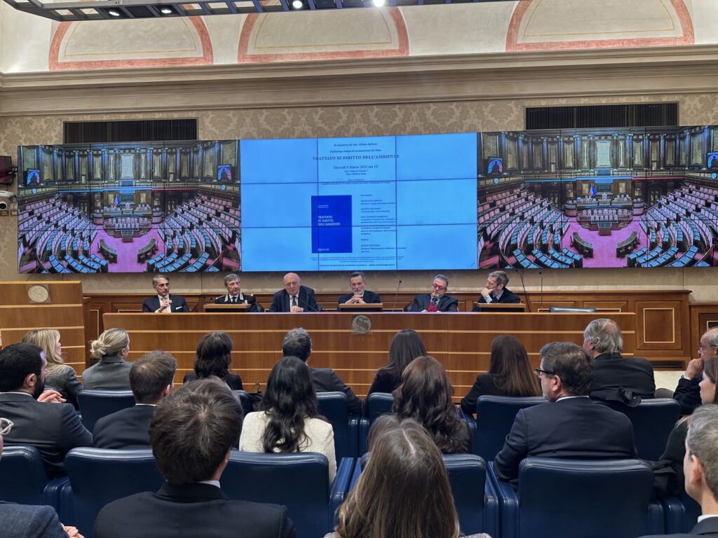 Presentato al Senato il Trattato di Diritto dell’Ambiente a firma dei professori Francesco Bruno e Matteo Benozzo