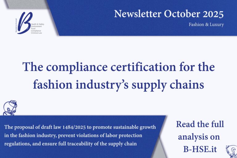 The compliance certification for the fashion industry’s supply chains